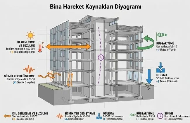 : Farklı Oturmalar ve Dinamik Yükler Altında Dilatasyon Derzlerinin Davranışı